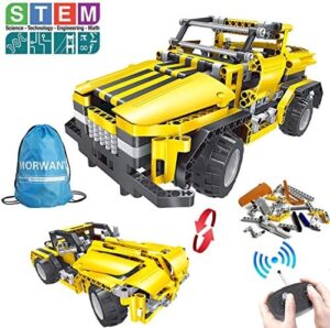 CAR BUILDING BLOCK WITH A ROMOTE CONTROL