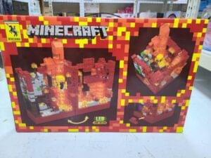 Illuminated Minecraft construction set "My World Jungle Fortress" with 346 pieces for children 6+