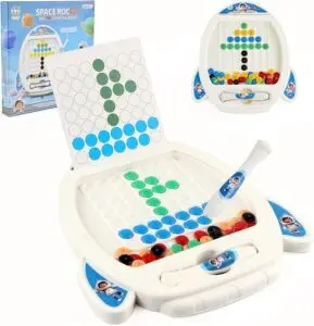 ROUSEWIT Magnetic Drawing Board for Toddlers, Magnetic Drawing Board for Kids,Magnetic Dot Art,Large Doodle Board with Magnetic Pen and Beads,Montessori Educational Preschool Toy ROUSEWIT Magnetic Drawing Board for Toddlers, Magnetic Drawing Board for Kids,Magnetic Dot Art,Large Doodle Board with Magnetic Pen and Beads,Montessori Educational Preschool Toy
